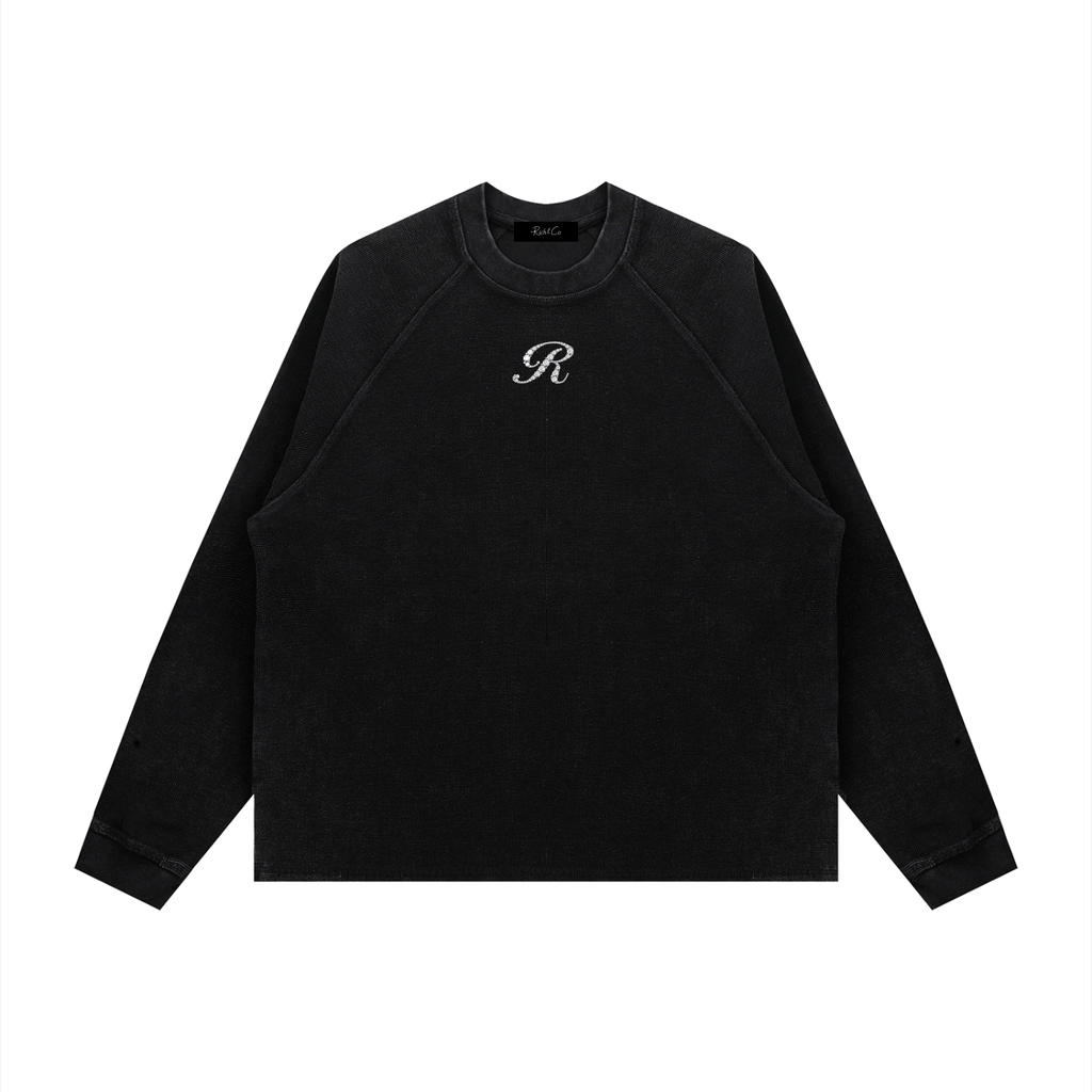 Cross Waffle Long Sleeve