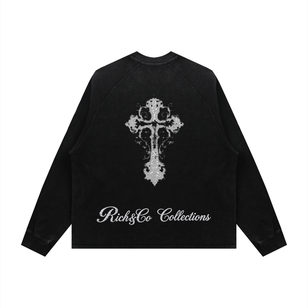 Cross Waffle Long Sleeve